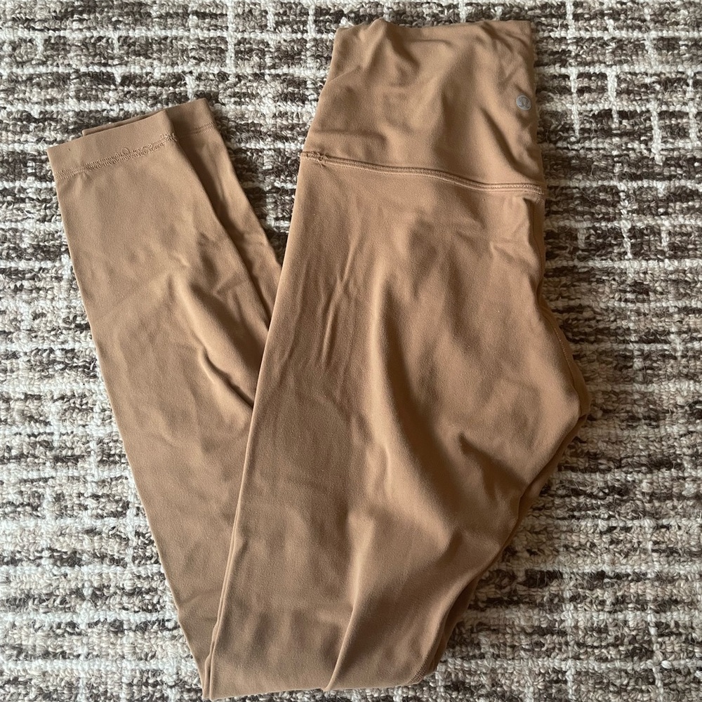 Lululemon leggings 28” saddle brown